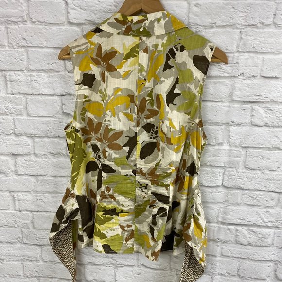 Nic & Zoe Front Tie Sleeveless Top - Picture 5 of 5